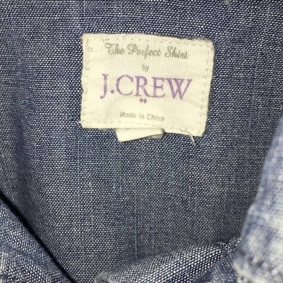 J. crew denim button down shirt - Picture 2 of 2